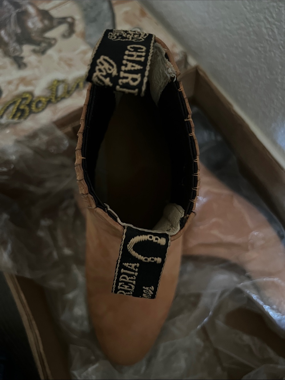 Leather Men’s Suede Ankle Boots - Tan - Picture 5 of 6